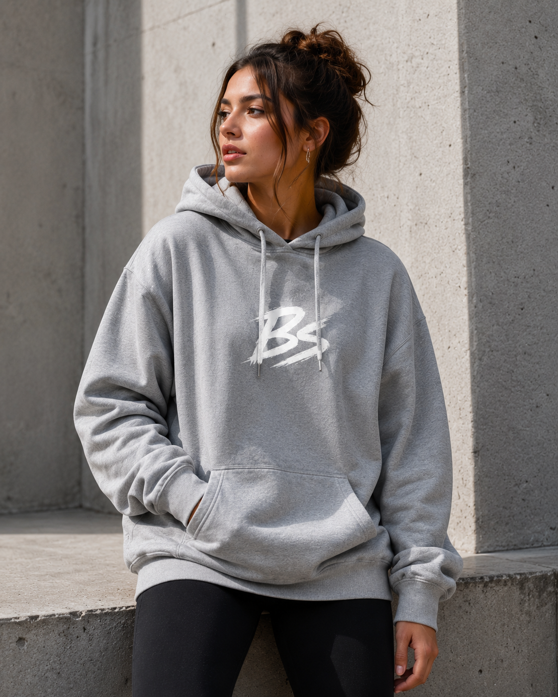 Shadow Hoodie — Oversized — worn by model